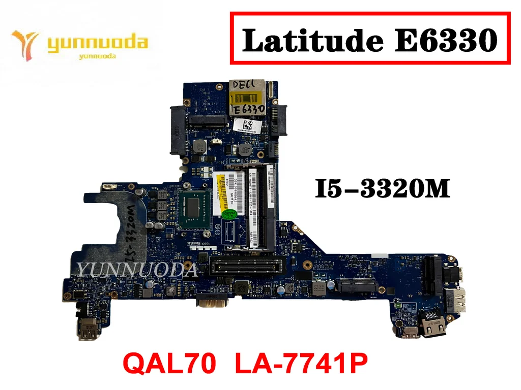 

Оригинальная материнская плата для ноутбука DELL Latitude E6330 I5-3320M QAL70, проверенная, хорошая Бесплатная доставка