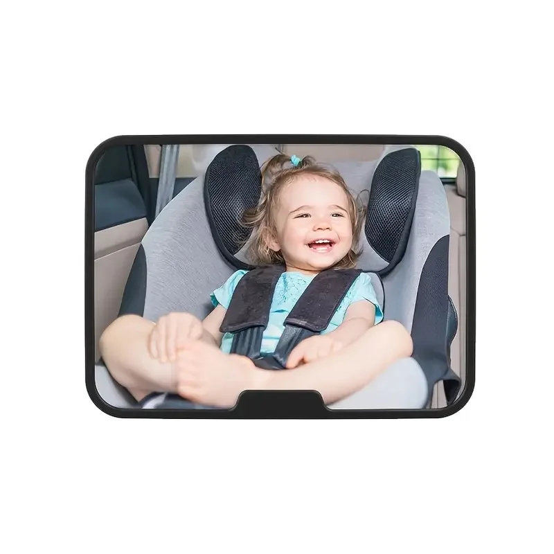 Baby Car Mirror 360&deg; Rotatable Facing Car Seat Mirrors Baby Monitor with Wide Clear View, Shatterproof, Easy Assembled