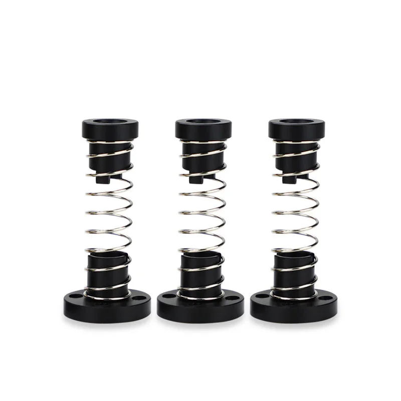 

T8 screw nut POM clearance elimination return difference nut ladder type stainless steel screw spring 3D printer accessories