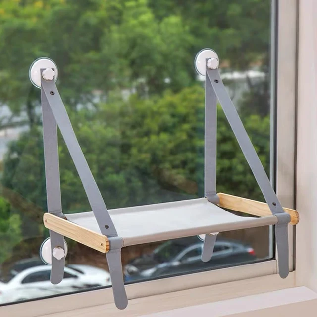 Foldable Cat Hanging Bed Window Suction Cups Pet Hammock Aerial House Kitten Climbing Seat Comfortable Pet Accessories 2