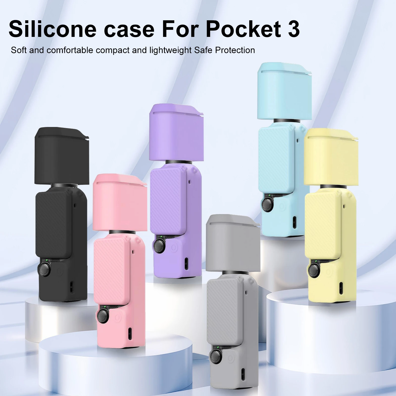 Silicone Protective Case with Lens Head Protector