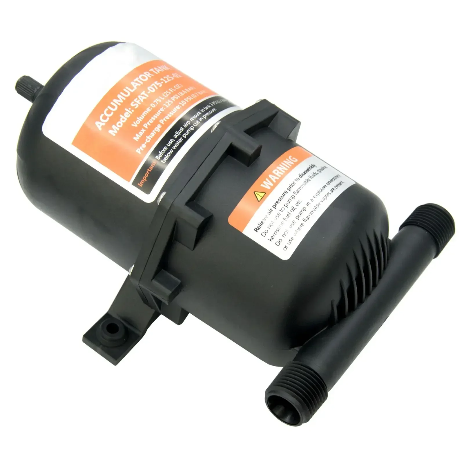 SEAFLO-bomba de agua para barco, acumulador marino, tanque, RV, 125 PSI, 23,5 oz