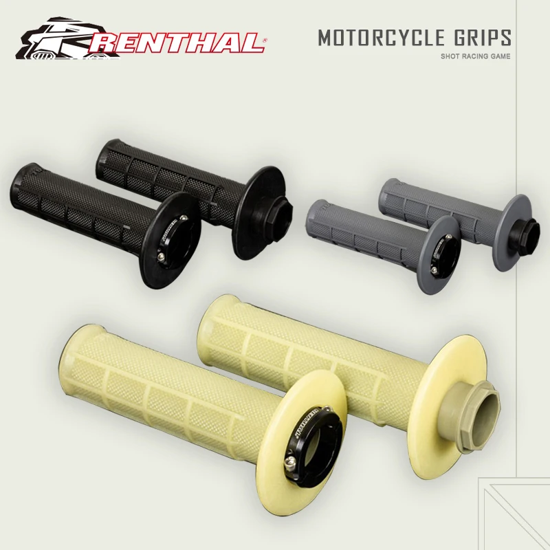Manillar Renthal Road Superbike Ultra Bajo - Azul - Para Motos Deportivas Y Doble Propósito