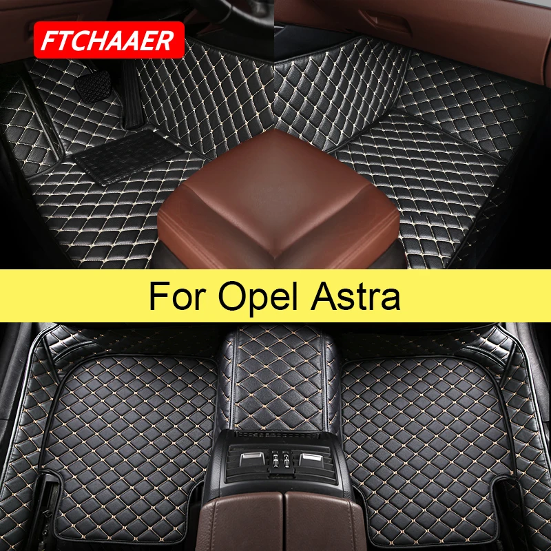 Ftchaaer Car Floor Mats For Opel Astra H J G Foot Coche Accessories