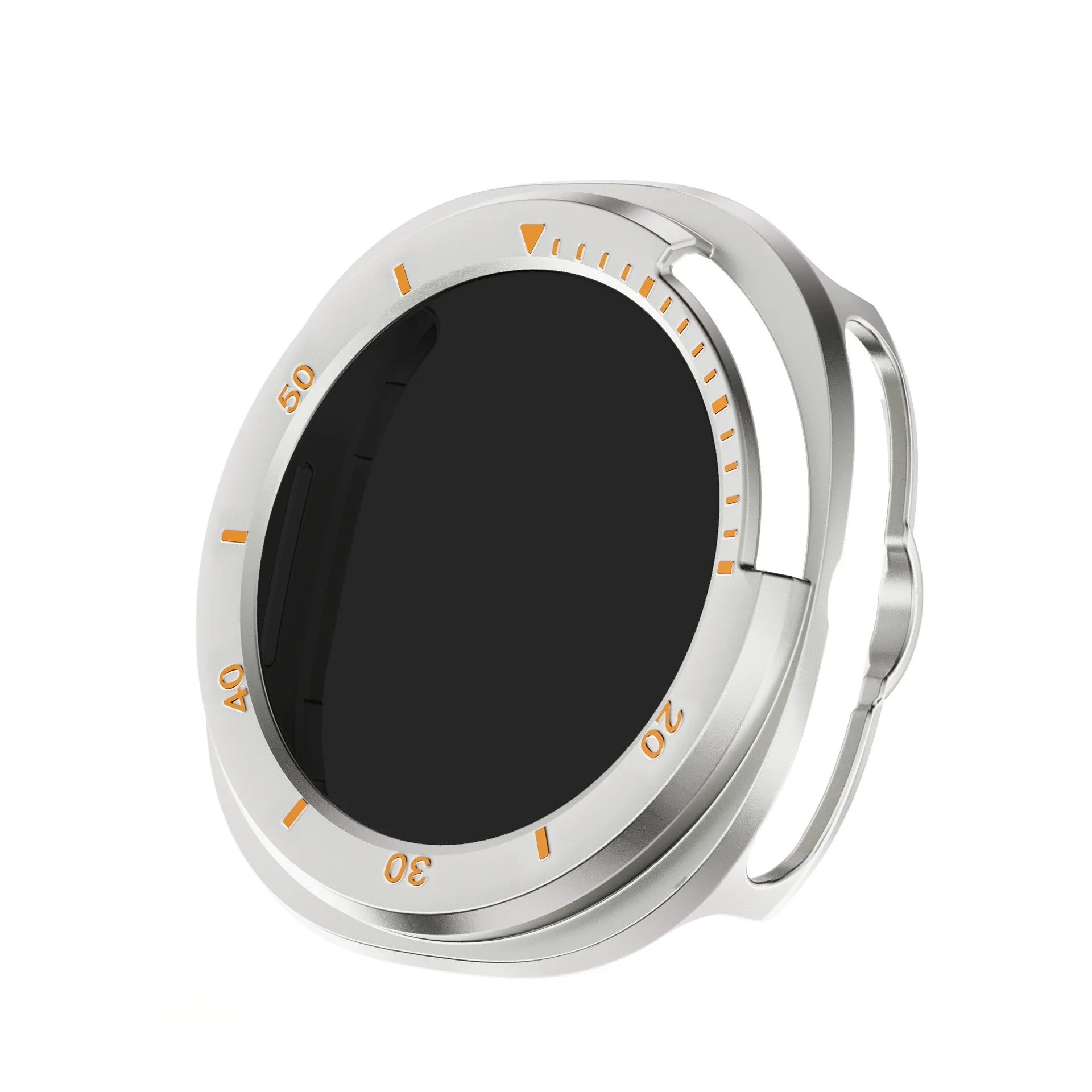 Classic 46mm Watch Case with Peep-Proof Film & Scratch-Resistant Protection