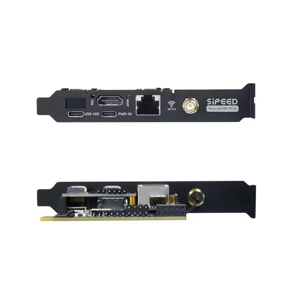 Mini Development Board Remote Control Server Sipeed NanoKVM-PCIe IP-KVM SG2002 RISC-V PCIe ETH POE WIFI
