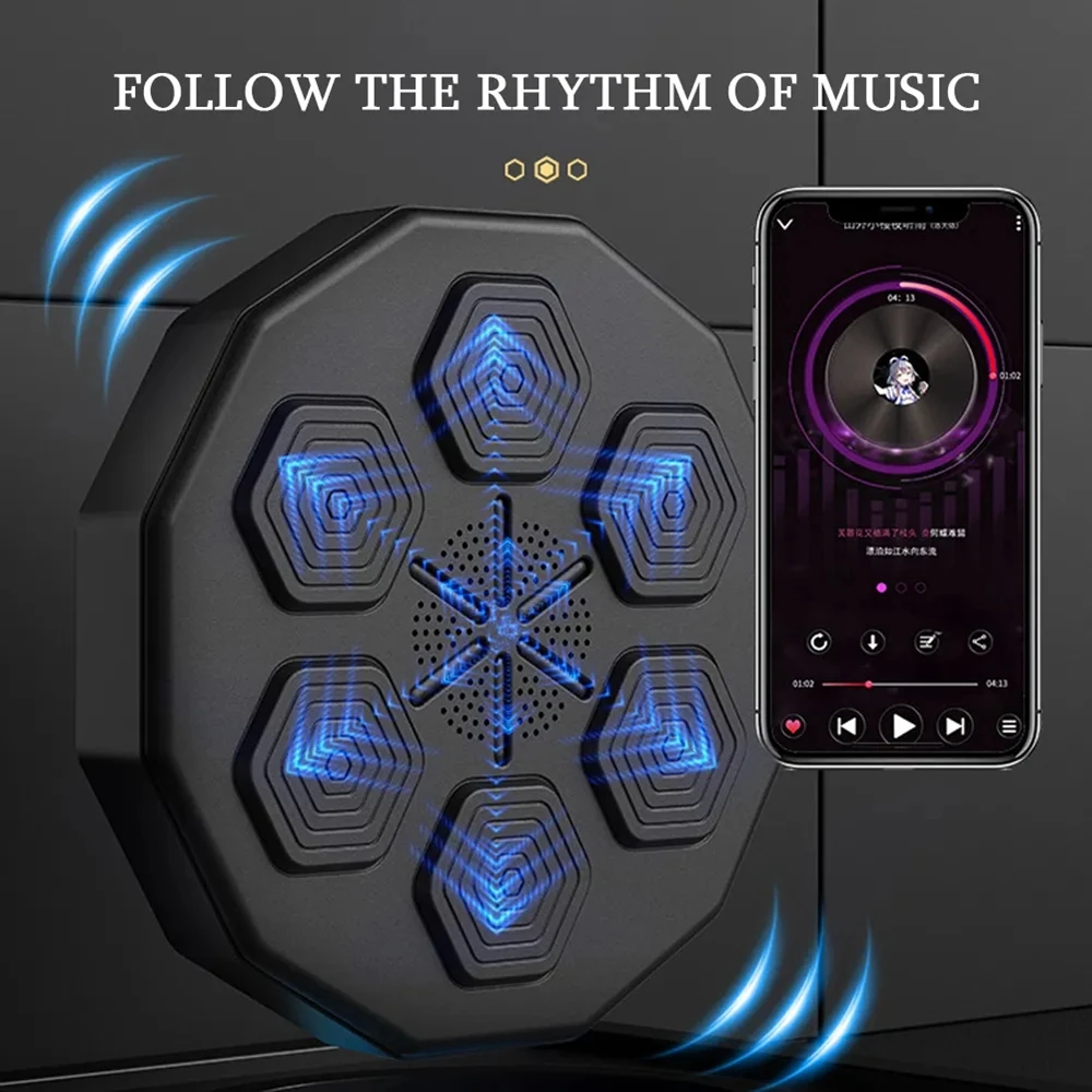 Smart Music Boxing Target Punch Machine, equipamento esportivo de  perfuração para crianças e adultos, compatível com Bluetooth, montagem na  parede - AliExpress