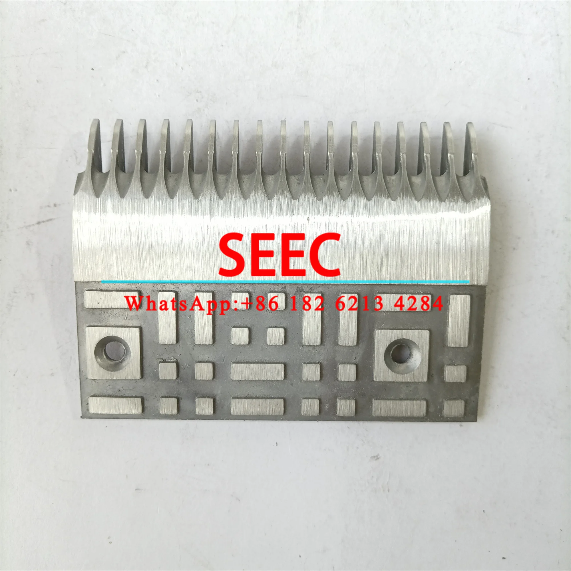 SEEC Escalator Step Comb Plate Combplate AL Surface With Patterns 453Y6 17T L 143mm W 108mm