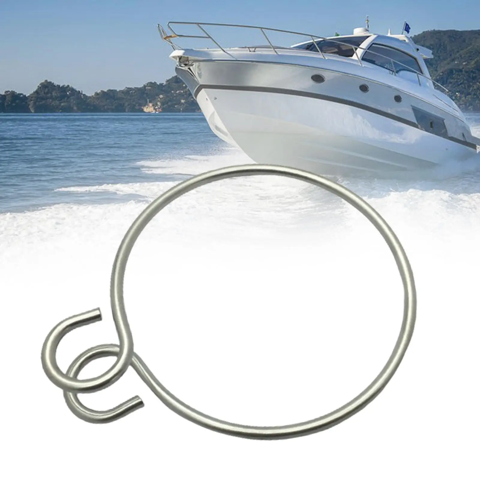 

Anchor Ring Replacement Boat Anchors Hardware Durable Easy to Use Marine Grade Stainless Steel Anchor Ring Anchor Retrieval Ring