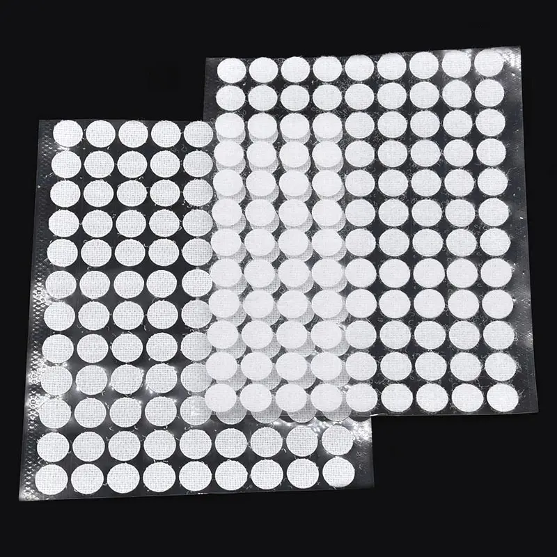 10mm Strong Self Adhesive Fastener Tape Round Dots Sticker Nylon Hook Loop Sticker Tape Sewing Craft DIY Accessories