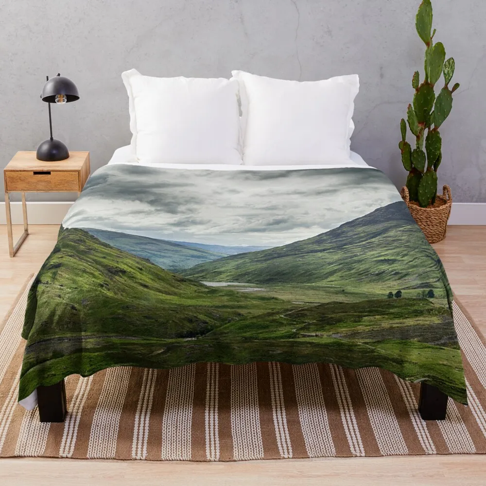 

Road to Glencoe Throw Blanket Summer Bedding Blankets Soft Big Blanket Luxury Designer Blanket