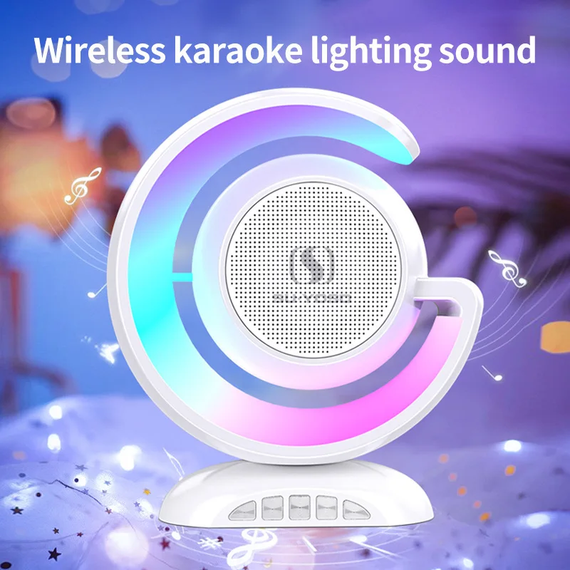 

New YS110 120W High Power Portable Speakers Karaoke Dual Microphone Bluetooth Audio Smart External K Song Device