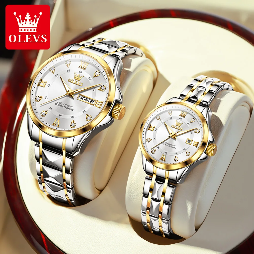 olevs-2906-original-quartz-couple-watch-roman-scale-diamond-dial-luxury-watch-for-men-women-rhombus-strap-waterproof-hand-clock