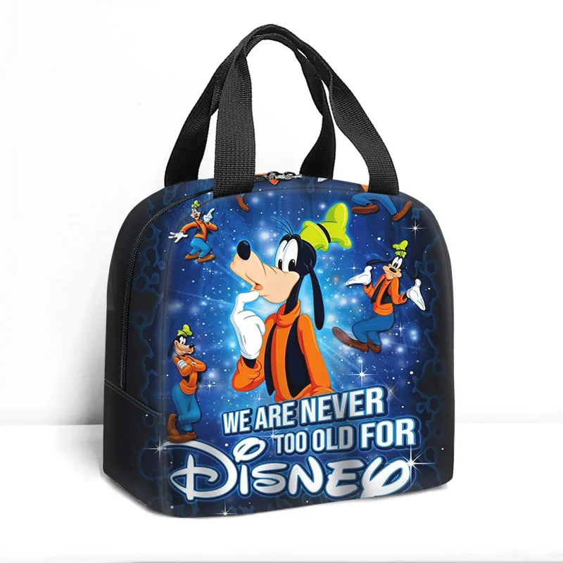 

Disney A Goofy Movie Insulated Lunch Bag Boy Girl Travel Thermal Cooler Tote Food Bags Portable Student School Lunch Bag