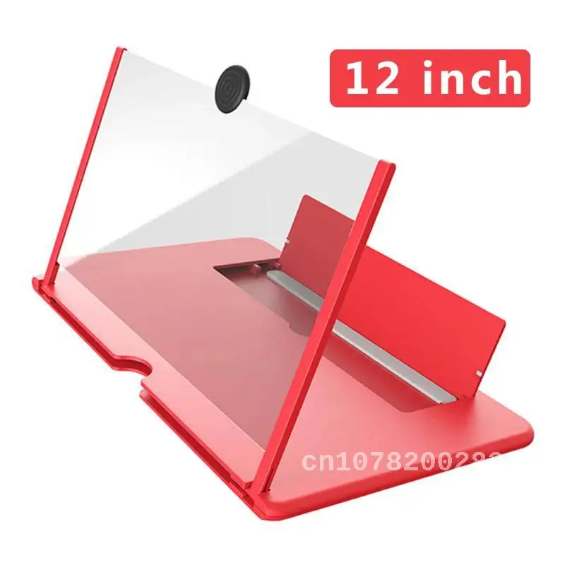12 inch Folding Cell Phone Screen Magnifier Enlarged 3D Mobile Phone Screen Magnifier Radiation HD Video Amplifier Phone Stand