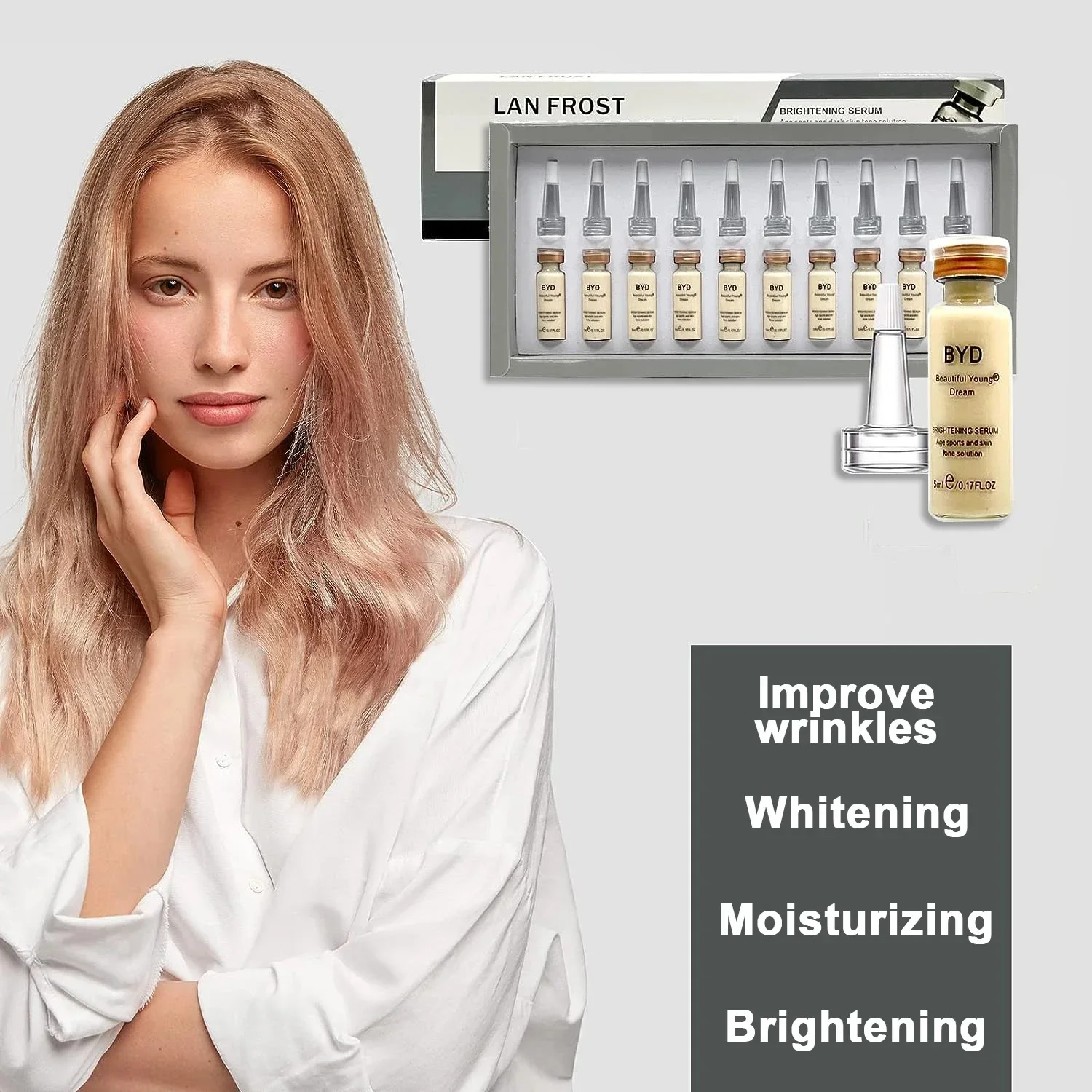BB Cream semipermanente in stile coreano + fondotinta + correttore - Set trucco per la cura del viso per un tono uniforme della pelle, copertura impeccabile - immagine 3