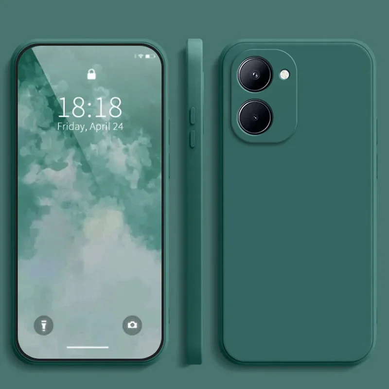Ultra Thin Matte Silicone Phone Case – Solid Color, Soft TPU Cover