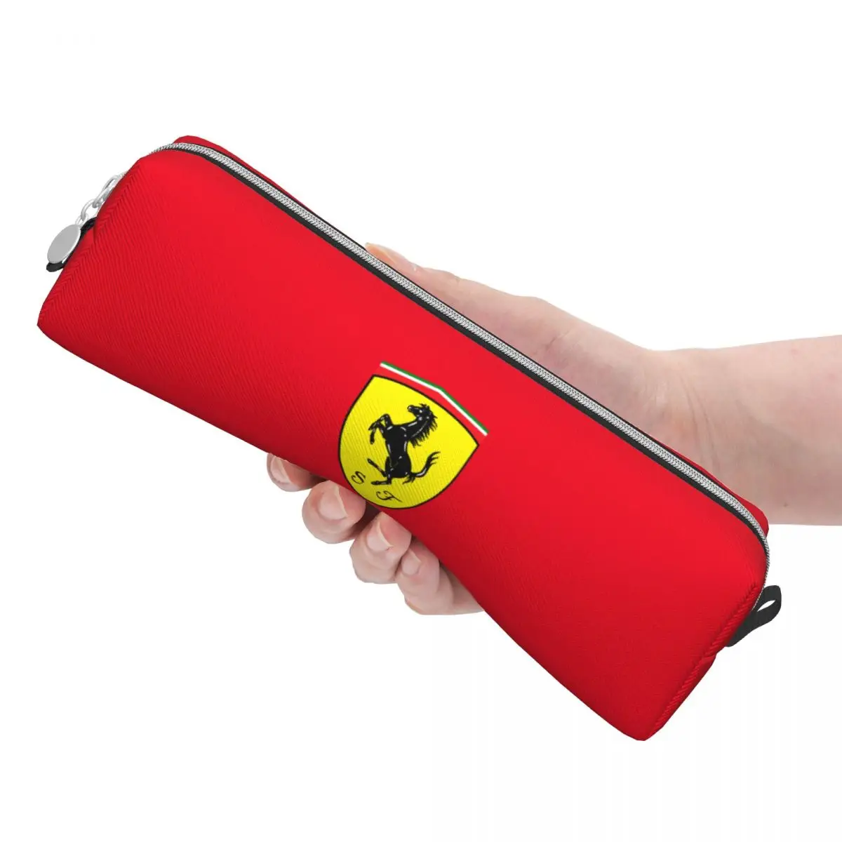 SF Team Charles Leclerc Pencil Cases Pencil Case Racing Pencilcases Pen Box For Girls Boys Bag School Supplies Gifts