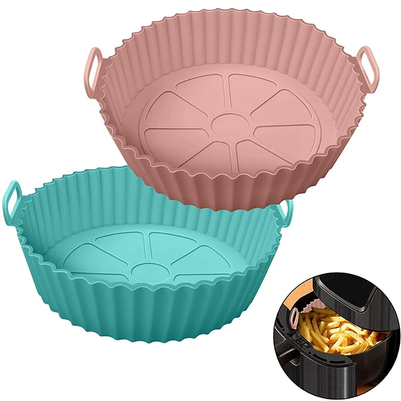 Air Fryers Oven Baking Tray Fried Chicken Basket Mat AirFryer Silicone