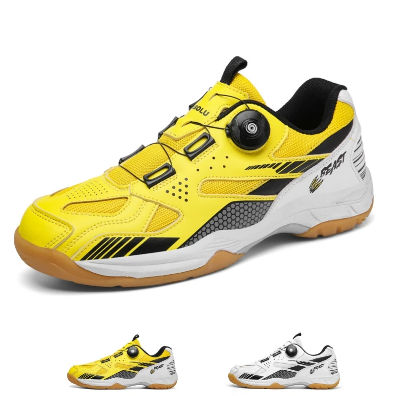 Unisex Profession Badminton Shoes Women Indoor Athletic Table Tennis Shoes Men Light Breathable Training Sneakers Non-slip