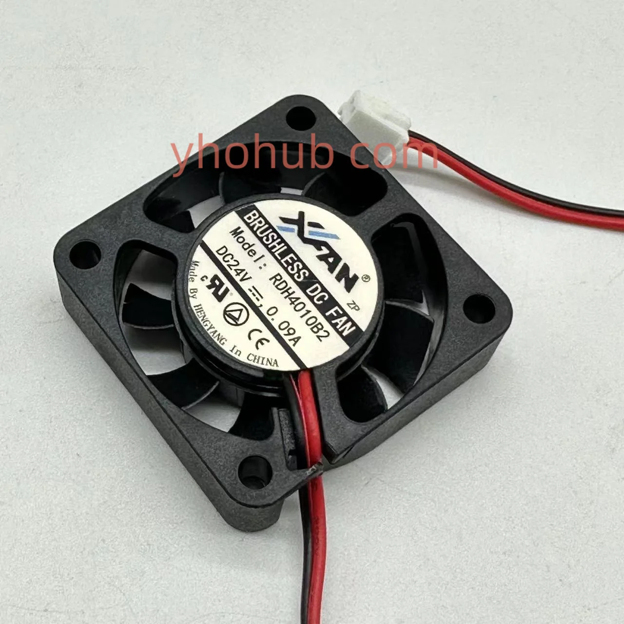 

XIFAN RDH4010B2 Server Cooling Fan DC 24V 0.09A 40x40x10mm 2-Wire