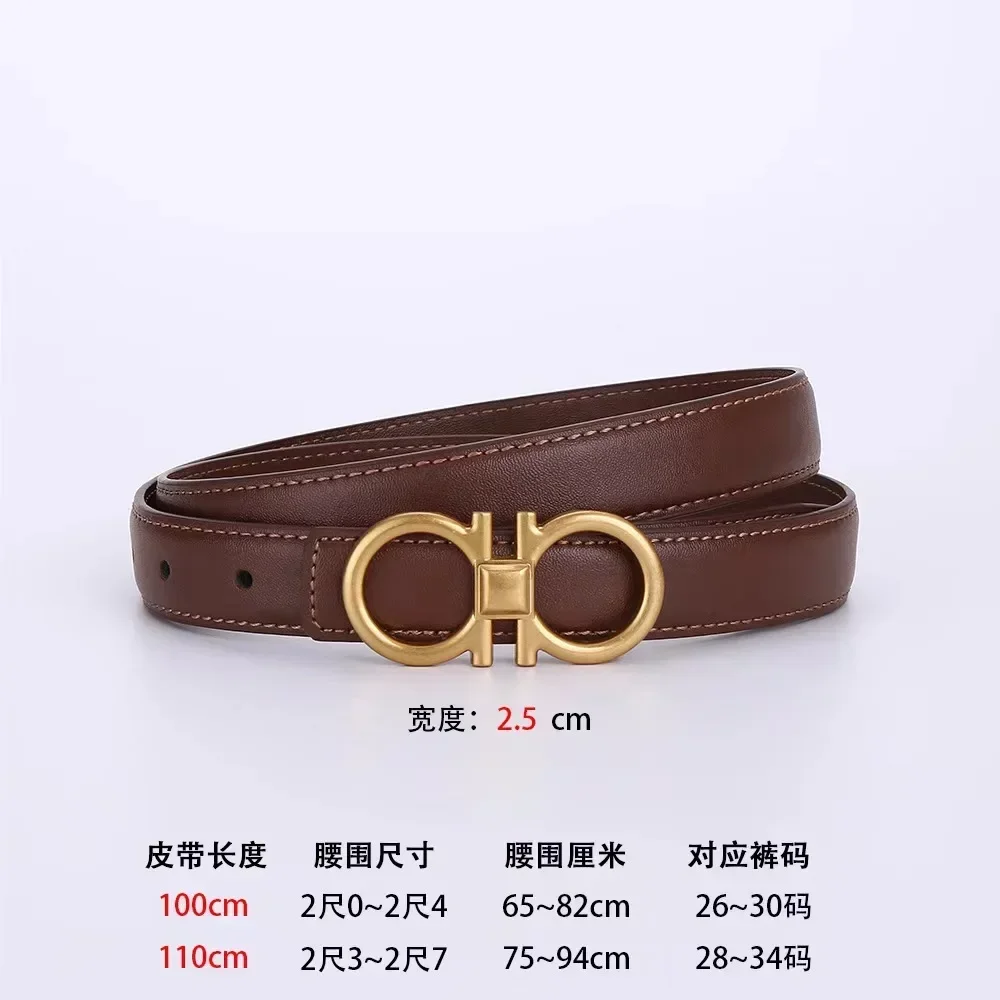 3.5CM Men's Leather Belt Suit Accessories Business Casual Men's Needle Buckle Belt