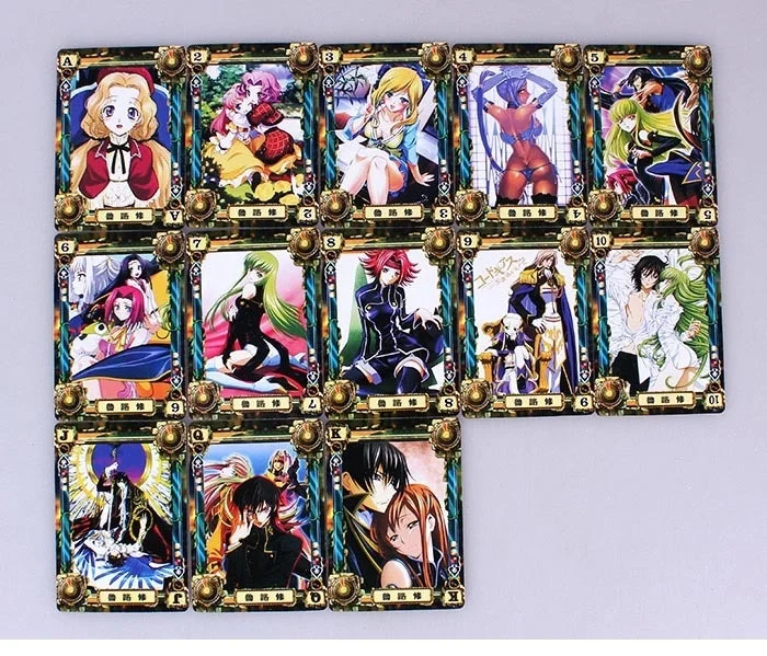 Code Geass Anime-Themed Poker Cards Set