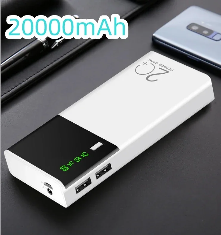 

Universal Mobile Power Bank 20000 mA High Capacity New Mobile Power Supply
