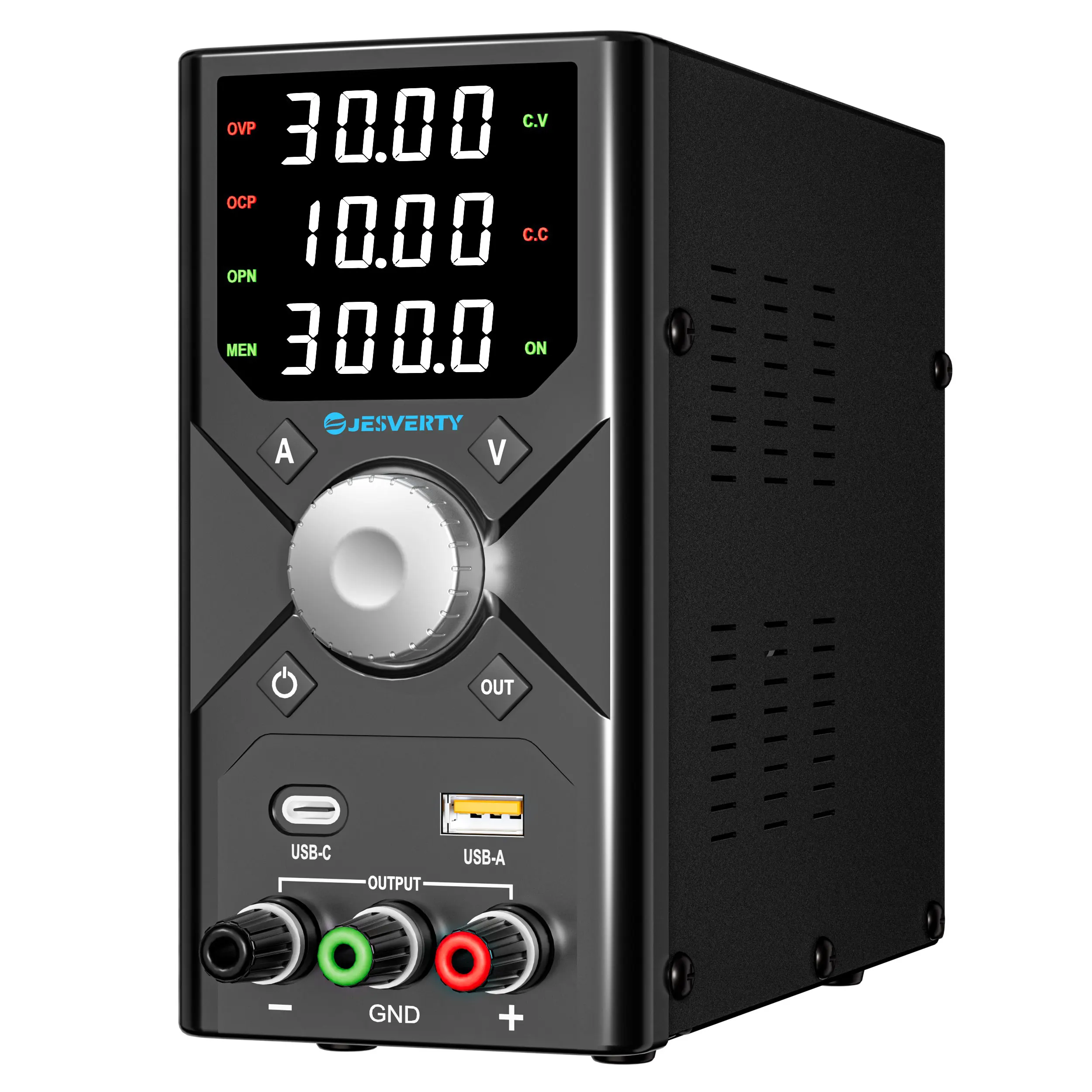 

JESVERTY Регулируемый источник питания постоянного тока 30 в 10 А лабораторный настольный источник питания стабилизированный источник питания переключатель регулятора напряжения 220 В 110 В