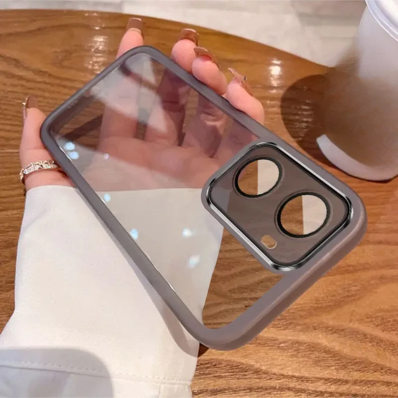 Shockproof Plating Silicone Back Cover Protective Case