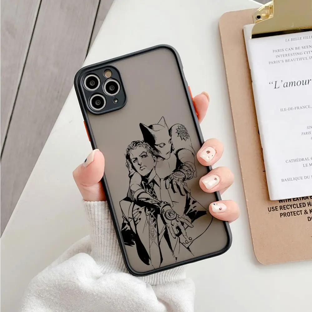 JoJo's Bizarre Adventure Matte Phone Case - JoJo Kujo Anime Design