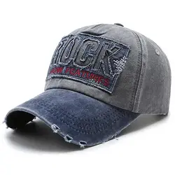 Premium Cotton Embroidered ROCK Baseball Cap - Unisex Snapback Sun Hat - Adjustable (GRAY)