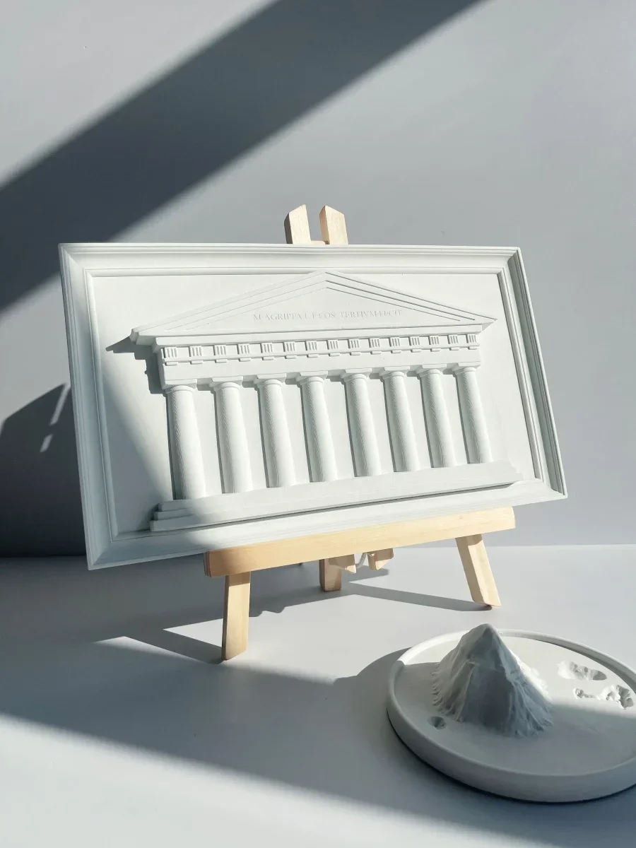 

Pantheon Creative Relief Painting Decoration Northern European Designer Home Living Room Entrance Decoration Light Luxury