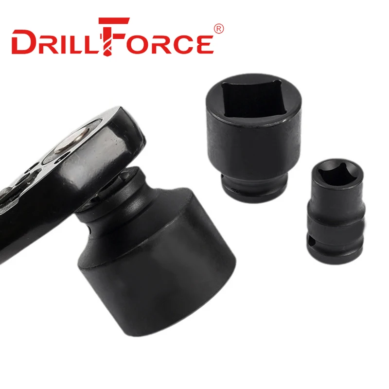 Drillforce 5-30mm Impact Wrench Socket  Square Driver Head 1/2" Adapter Car Auto Truck Tire Repair Industrial Pneumatic Tool 4