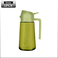 Dark Glass 2-in-1 Olive Oil Sprayer & Dispenser (Green)
