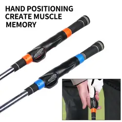 1Pcs Golf Club Grip Swing Grip Trainer Teaching Practice Aid Training Grip Golf Hand Position Training Tool for Golf Lovers