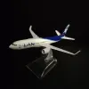 Scale 1:400 Metal Aircraft Replica 15cm Chile LAN B737 Boeing Airbus Airplane Diecast Model Kids Room Decor Gift Toys for Boy 1