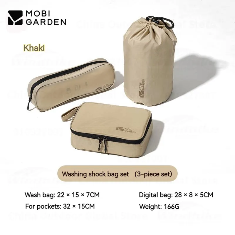 MOBI GARDEN Three/Five-Piece Set Wash Bag Set Outdoor Travel Business  Underwear Shoes Storage Bag Suitcase Portable Makeup Bag - AliExpress