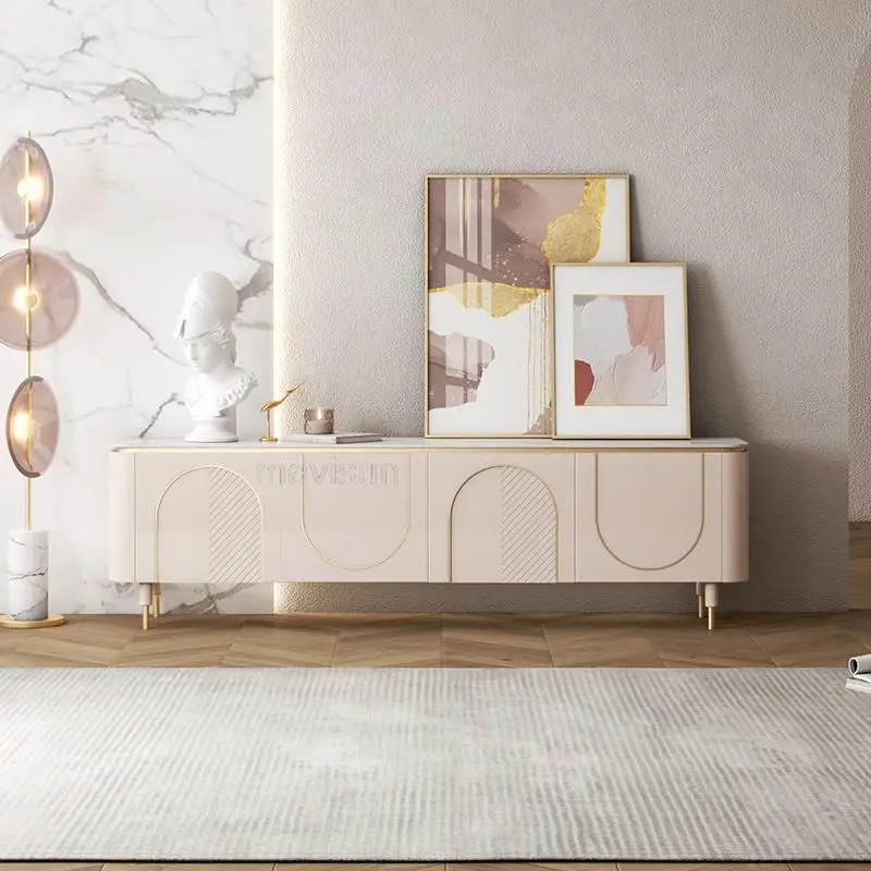 

High-end New Light Luxury Wall Cabinet Small Apartment Furniture Bedroom Storage Cabinet Modern Minimalist Living Room Tv Stands