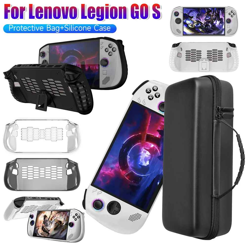 BeisDirect Beschermhoes voor Lenovo Legion Go Game Console Monitor PC Materiaal Beschermende Cover Hard Shell Skin Case Anti-Kras Bescherming voor Legion Go Accessoires (Transparant