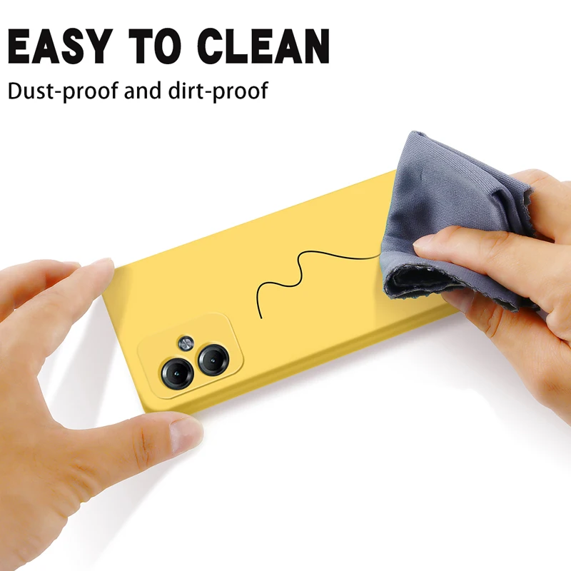 Premium Liquid Silicone Case with Flocking Interior and Strap - Soft Protective Cover