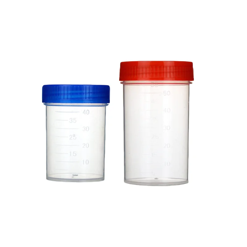 Plastic Sample Urine Holder Sample Cup With Lid
