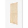 42x84" Sliding Barn Wood Door Panel with 7ft Hardware Kit Easy DIY Assembly Required Perfect for Warehouses Bedrooms Bathrooms 3