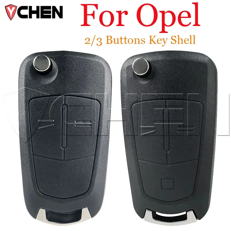 Flip Folding Remote Key Fob Shell For Vauxhall Opel Corsa D Astra H Zafira Vectra C Signum Meriva Replacement Key Case 2/3BTS