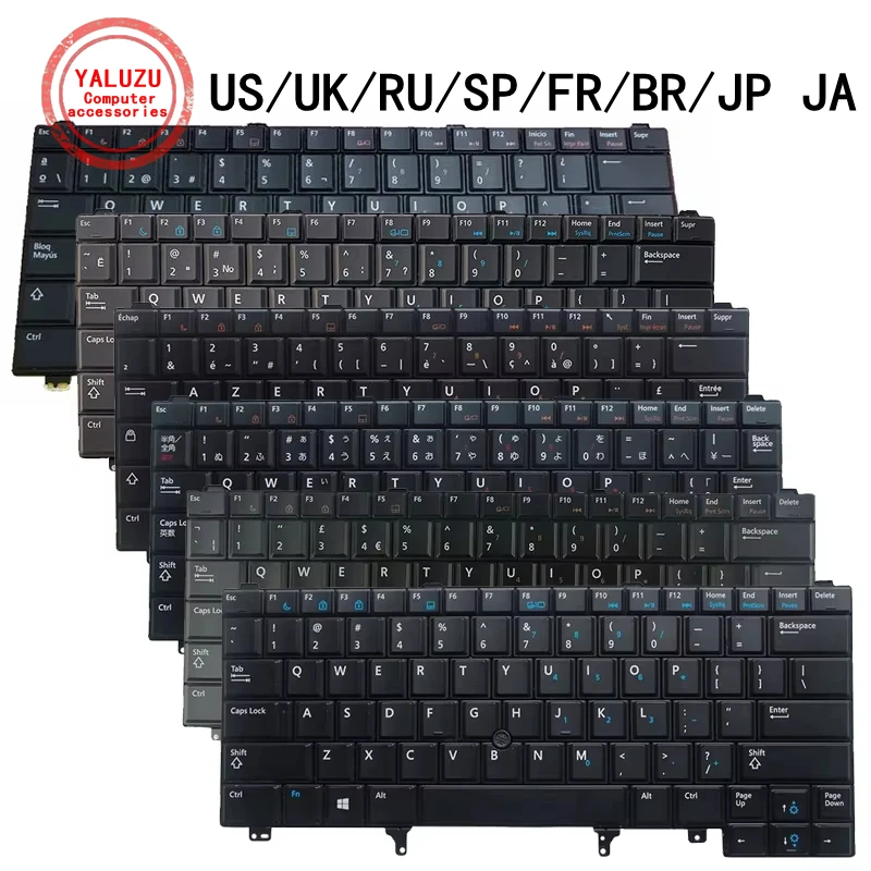 DELL - Dell Latitude E6230 英語キーボード NEW for DELL Latitude E6230 E6320 E6330 Keyboard Backlit