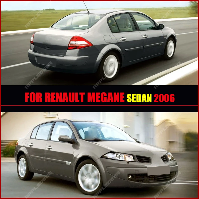 Renault Megane Sedan 2006 더블 레이어 자동차 바닥 매트 맞춤형 자동 카펫 커버 인테리어 액세서리
