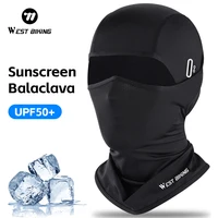 WEST BIKING Summer Cycling Cap Ice Silk Breathable Anti-UV Balaclava Men Women Full Face Mask Motorcycle Running Cool Sport Gear 1