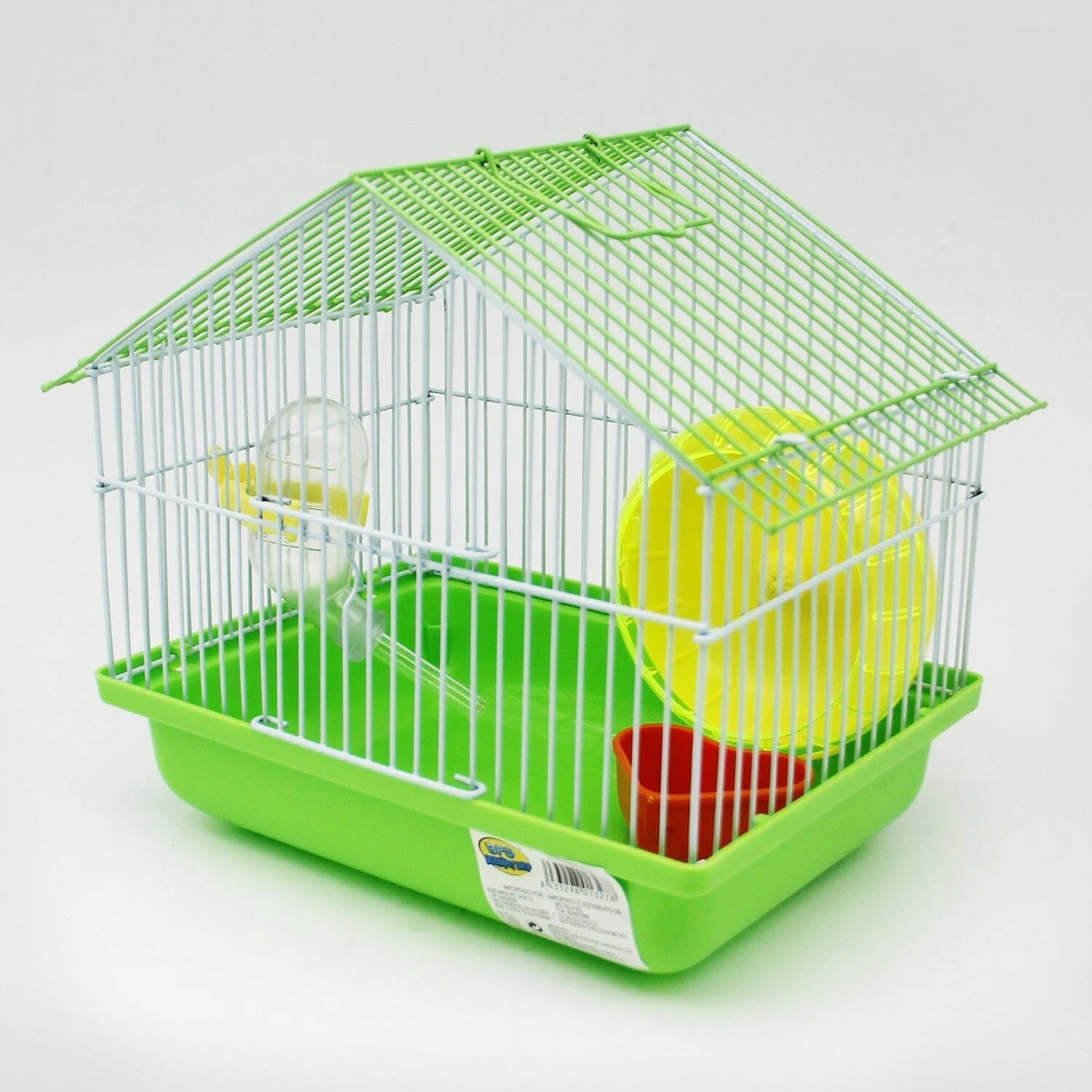 laden tack Maori Bps Hamsterkooi Mini Huis Villa Voor Hamster Met Feeder Drinken Wiel  Willekeurige Kleur 22.5X22.5X17 Cm|Kooien| - AliExpress