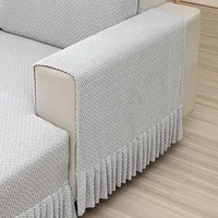 Stretch Jacquard Armrest Covers Spandex Armrest Cover for Chair/Sofas, Furniture Protector Armchair Slipcovers for L-shape Sofa 1