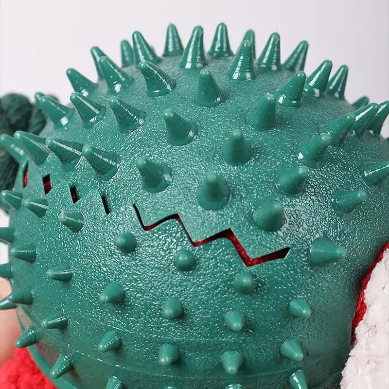 Interactive Plush Christmas Dog Squeaky Toy